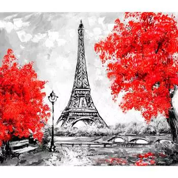 Ag 2314 Набор д/изготовления картин со стразами 'Парижские виды' 48*38см Гранни