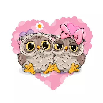 Ag 2329 Набор д/изготовления картин со стразами 'Нежность' 20*20см Гранни