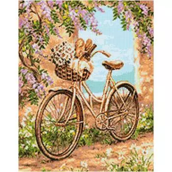 Ag 715 Набор д/изготовления картин со стразами 'Поездка в город' 38*48 см Гранни