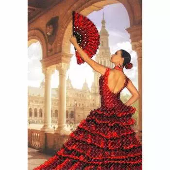 АГД-103 Набор для вышивания бисером Созвездие 'Испания' 20*27см