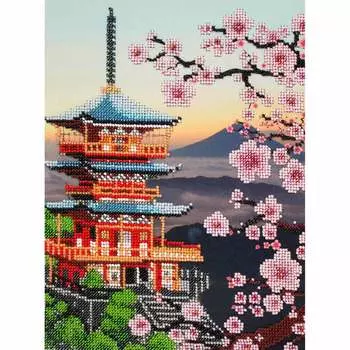 АГД-104 Набор для вышивания бисером Созвездие 'Япония' 20*27см
