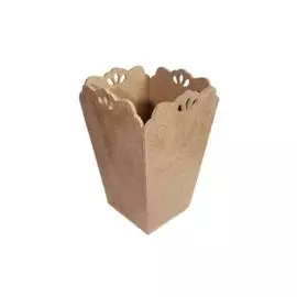 AH6140139 Заготовка из МДФ 'Кашпо-ваза с капельками', 21х15х17 см