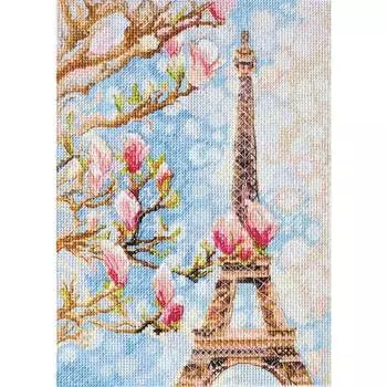 AH-075 Набор для вышивания крестом 'Утро в Париже' 17*25см