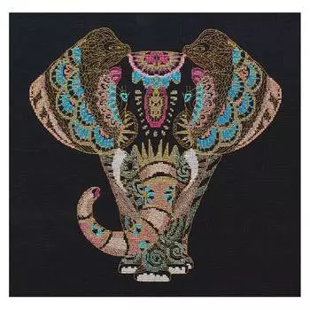AH-094 Набор для вышивания крестом 'Золотой слон' 29*29см