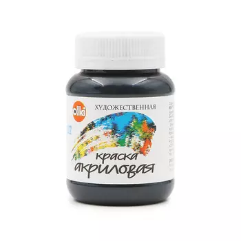 Акрил худож. 100 мл (4753 черная глубокая)