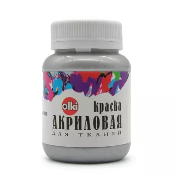 Акриловая краска для ткани Металлик