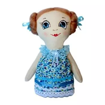 AM100010 Набор для изготовления текстильной игрушки 'Леночка', высота 22 см