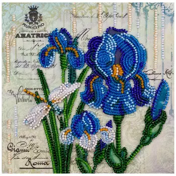 АМ-181 Набор для вышивания бисером 'Ультрамарин' 15*15см