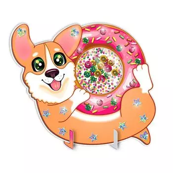 АМ 38-101 Набор для игрушки-шейкера 'Чудо-корги' 13*12 см Клевер