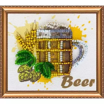 АМА-030 Набор-магнит для вышивания 8*7см 'Пивко'