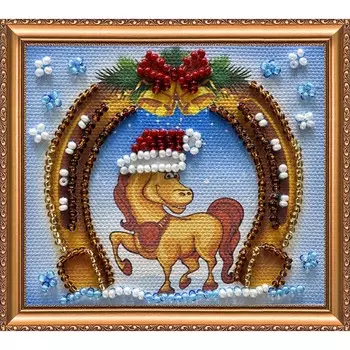 АМА-053 Набор-магнит для вышивания 8*7см 'С Новым годом-4'