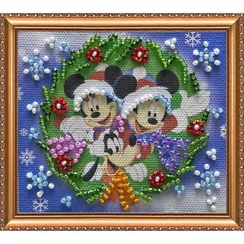 АМА-055 Набор-магнит для вышивания 'Абрис Арт' 'С Новым годом-6', 8*7 см