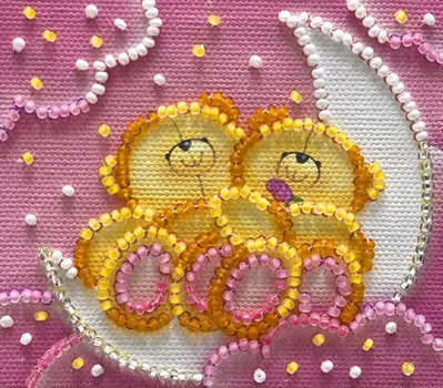 АМА-060 Набор-магнит для вышивания 'Абрис Арт' 'Влюбленная парочка-1', 8*7 см