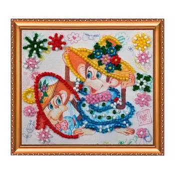 АМА-137 Набор-магнит для вышивания 'Модная шляпка'