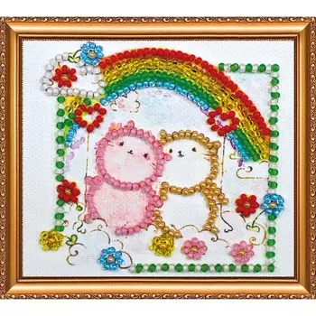 АМА-146 Набор-магнит для вышивания 8*7см 'Мечтатели'