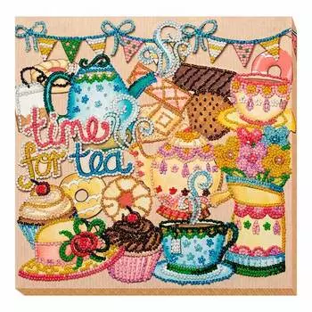 AMB-055 Набор-миди для вышивания бисером 'Безумное чаепитие' 20*20см
