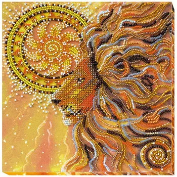 АМВ-021 Набор для вышивания бисером 'Солнцелев' 20*20см