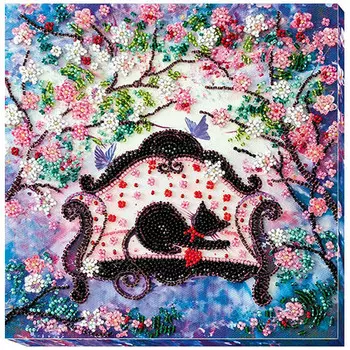 АМВ-022 Набор для вышивания бисером 'Весенняя гостья' 20*20см