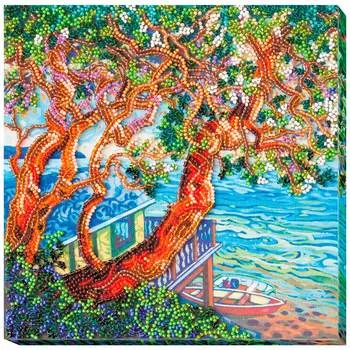 АМВ-041 Набор для вышивания бисером 'Над морем' 20*20см