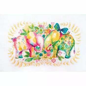 АН-102 Набор для вышивки крестом 'Нежные чувства' 24*16см