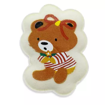 Аппликации пришивные объемные, ассорти (2шт/упак) (медведь)