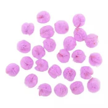 AR018 Помпон из сетки, 2см (27 лиловый)