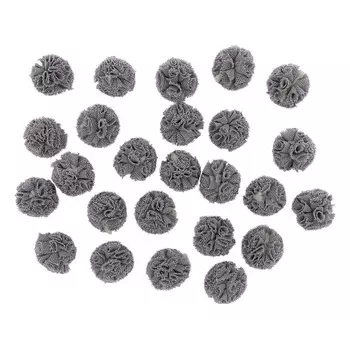 AR021, Помпон из сетки, 2см (36 серый)