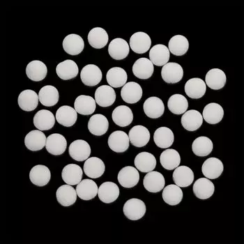 AR077 Помпоны, 1см (04 белый)