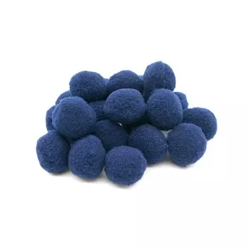 AR079 Помпоны, 2см 20шт/ упак. (27 темно-синий)