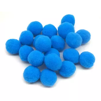 AR079 Помпоны, 2см 20шт/ упак. (42 синий)