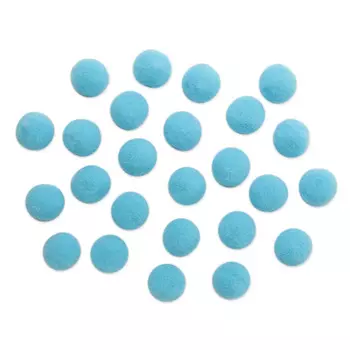 AR080 Помпоны, 2,5см (12 голубой)