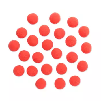 AR080 Помпоны, 2,5см (28 ярко-розовый)