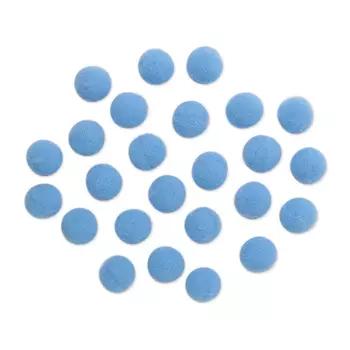 AR080 Помпоны, 2,5см (38 голубой)