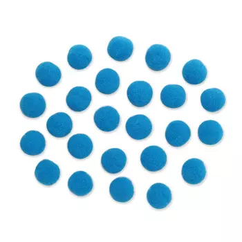 AR080 Помпоны, 2,5см (42 синий)