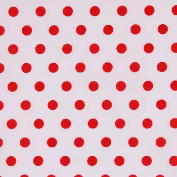 AR1008 Ткань хлопок в мелкий рисунок 50*50см (F 1819 в горошек белый)