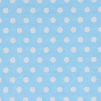 AR1008 Ткань хлопок в мелкий рисунок 50*50см (F 1819 в горошек светло-голубой)