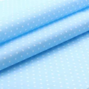 AR1012 Ткань в мелкий рисунок 50*50см, 100% полиэстер (голубой)