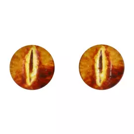 AR1062 Глазки для игрушек 16мм, 10шт/упак (1-8 рыжий)