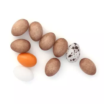 AR1266 Яйца микс 1,1см, 10шт/упак