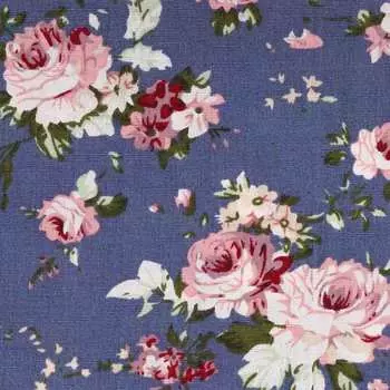 AR1815 Ткань 100% хл, в розочки 50*50см Astra&amp;Craft (синий)