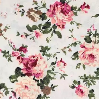 AR1815 Ткань 100% хл, в розочки 50*50см Астра (беж)