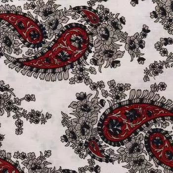 AR1815 Ткань 100% хл, в турецкие огурцы 50*50см Astra&amp;Craft (белый с красным)