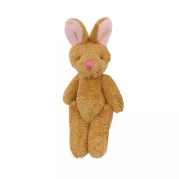 AR469 Фигурка декоративная зайка, коричневый 9см