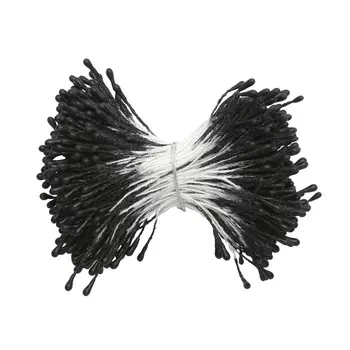 AR559-1 Тычинки для искусственных цветов 0,3*6см Астра, 2шт/упак (черный)