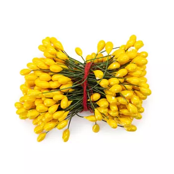 AR561 Тычинки для искусственных цветов 0,5*6см (вес 50гр +/-3 гр) (3 оранжевый)