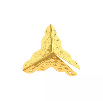 AR571 Декоративный уголок 25*25мм 8шт/упак (золото)