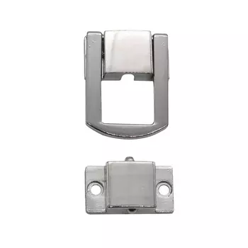 AR608 Декоративный замок 30*24мм 2шт/упак (серебро)