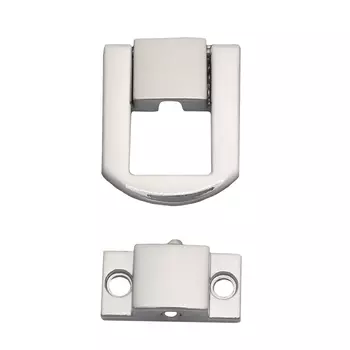 AR609 Декоративный замок 20*25мм 2шт/упак (серебро)