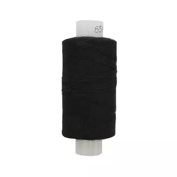 Армированные швейные бытовые нитки 65ЛХ (черный)