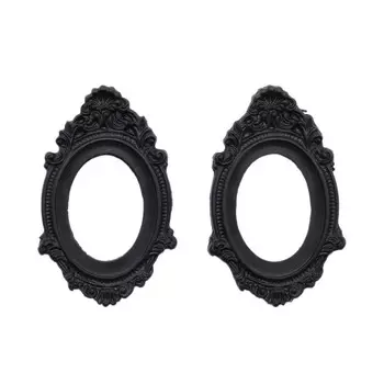 ARS0232 Основы для камей, бронза, вн.4,8*6,7/внутр.3*4 см, упак./2 шт., Vintage Line